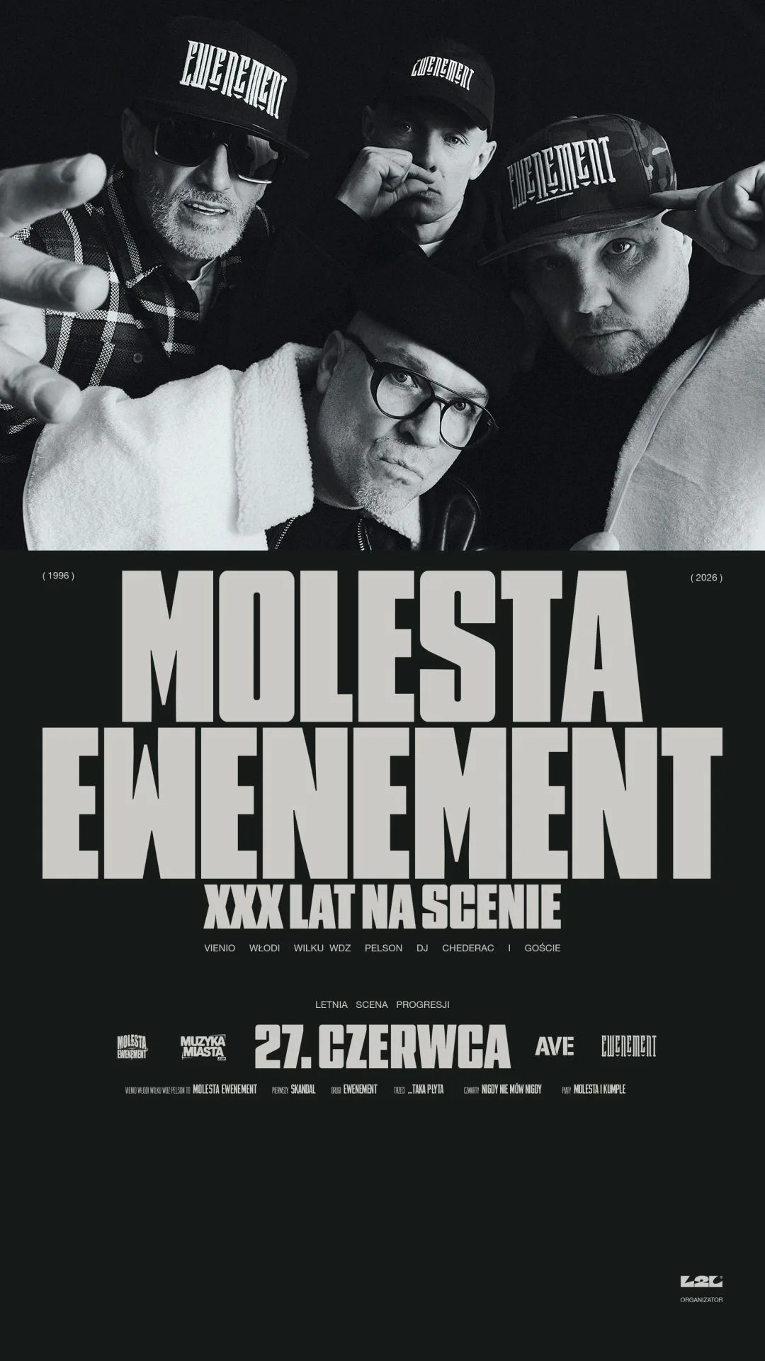 Molesta Ewenement na 30 lecie organizuje koncert w Warszawie