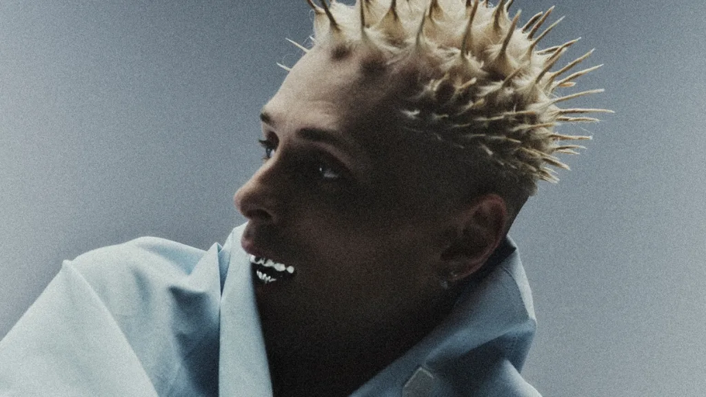 OKI w artystycznym ujęciu z charakterystyczną fryzurą podczas promocji trasy Moshpit Member Tour - bilety już dostępne