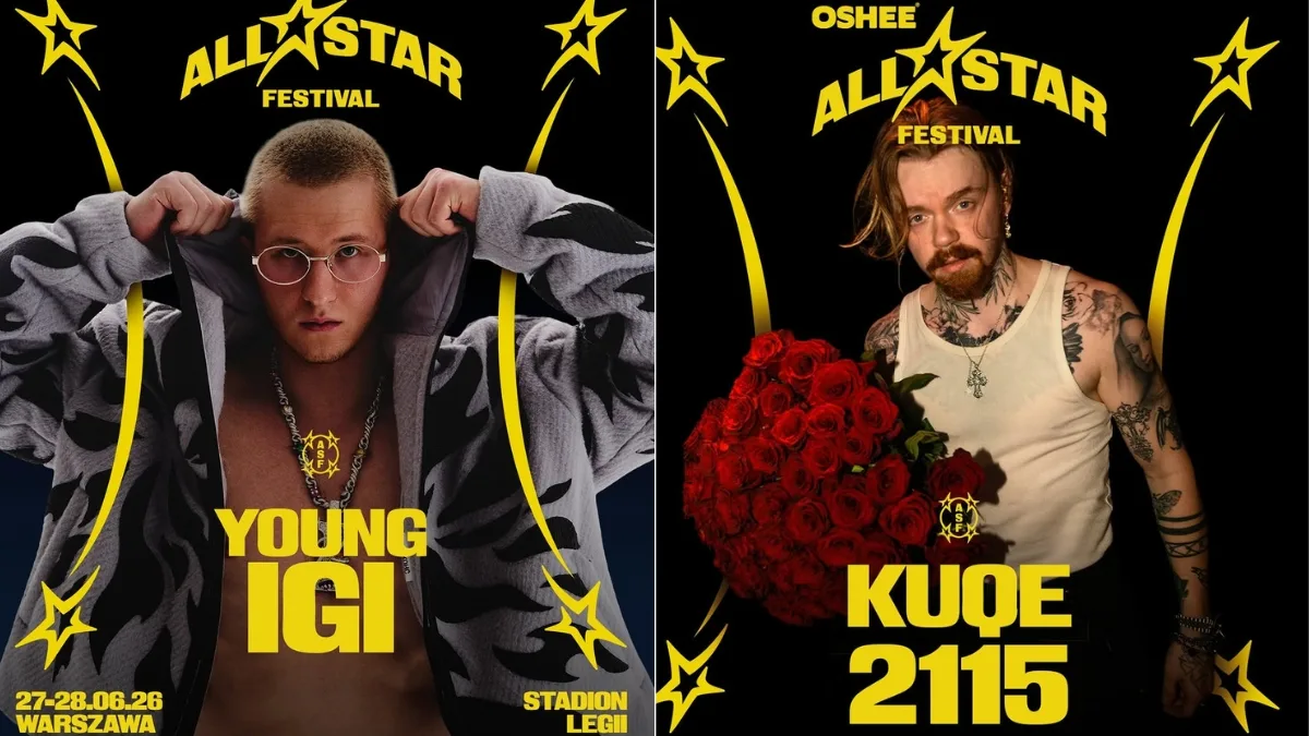 Oshee All Star Festival 2026 kto wystąpi na stadionie Legii Warszawa