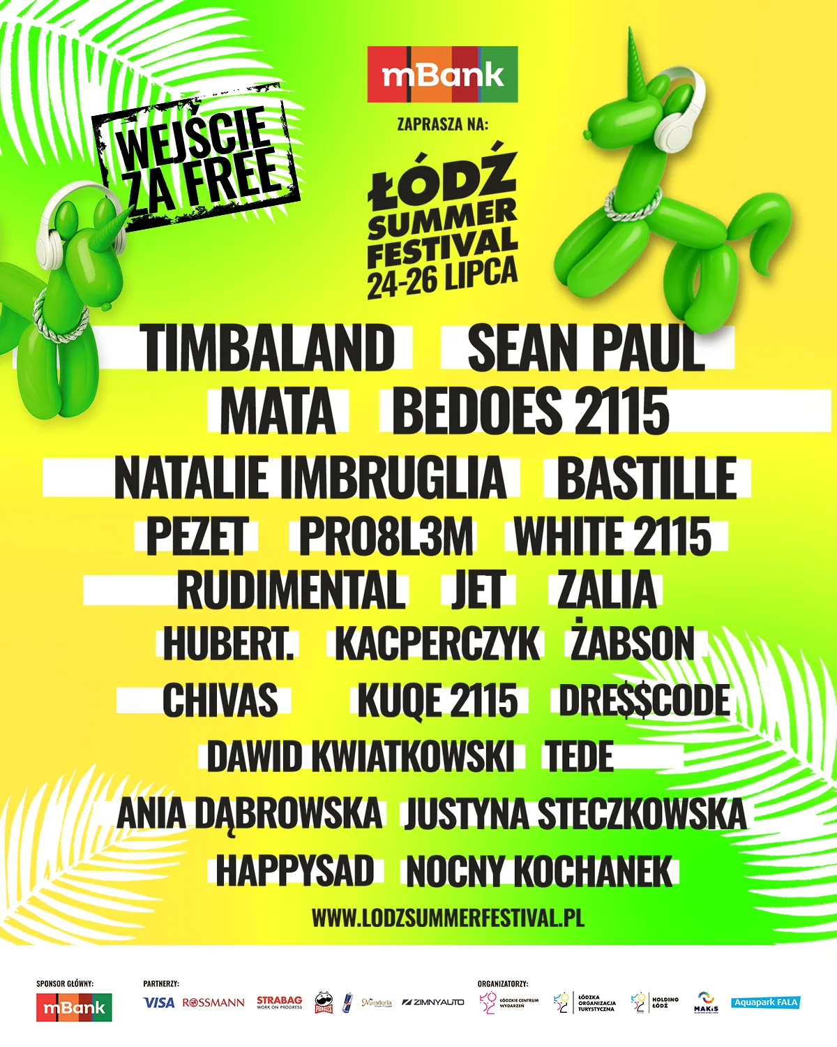 Łódź Summer Festival 2026 line-up